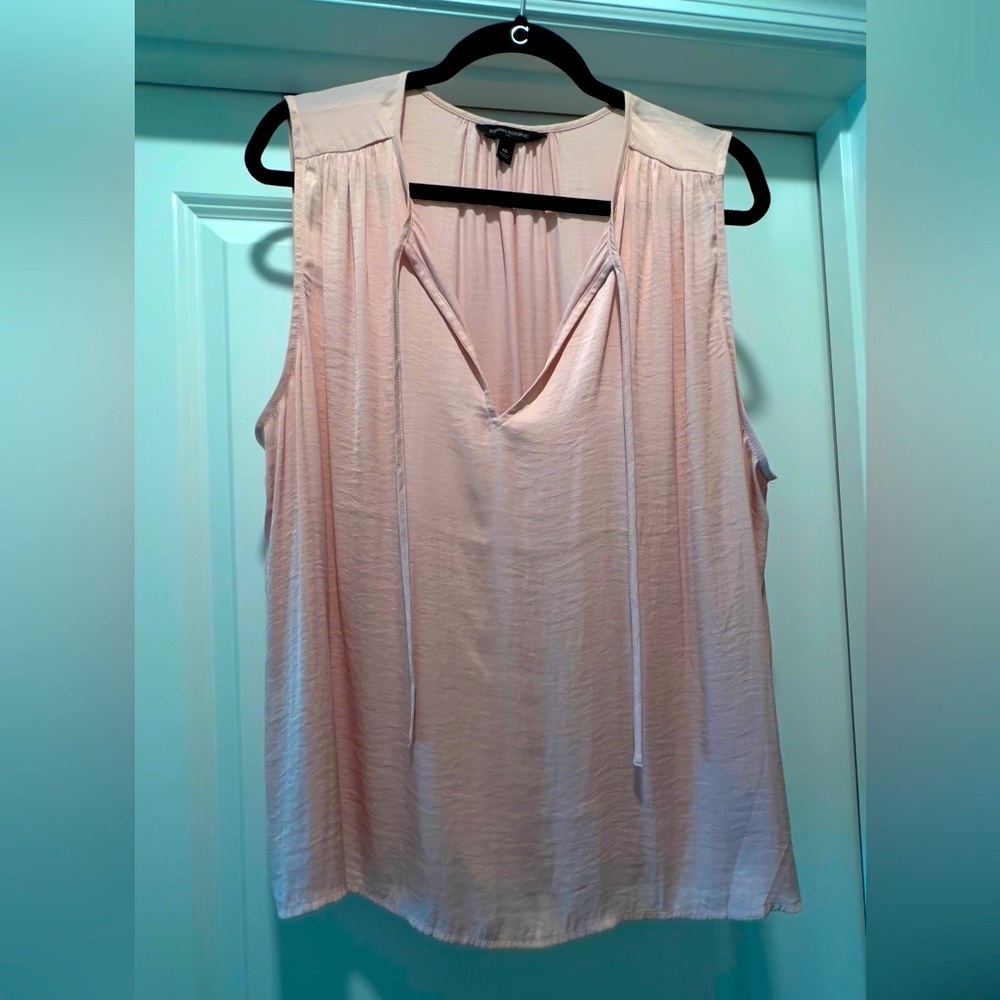 Banana Republic Oversized Sleeveless Satin Top
